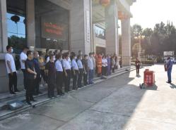 许昌市人防办组织开展消防疏散演练活动